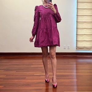 Zara a line flowy pregnancy dress.